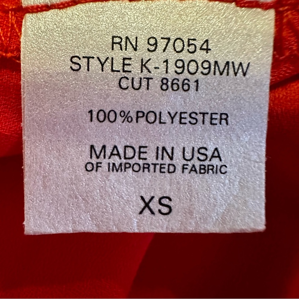 Krisa Ruffle Short in Lava Red XS - Picture 5 of 6